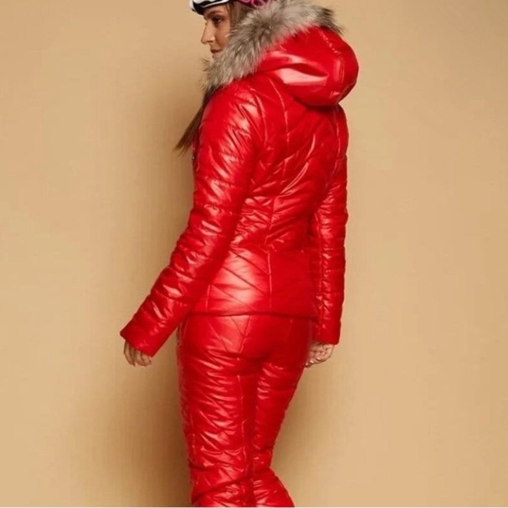 Chalet Puffer coordinate snow / ski jacket & high waisted pant set XL - Picture 2 of 16